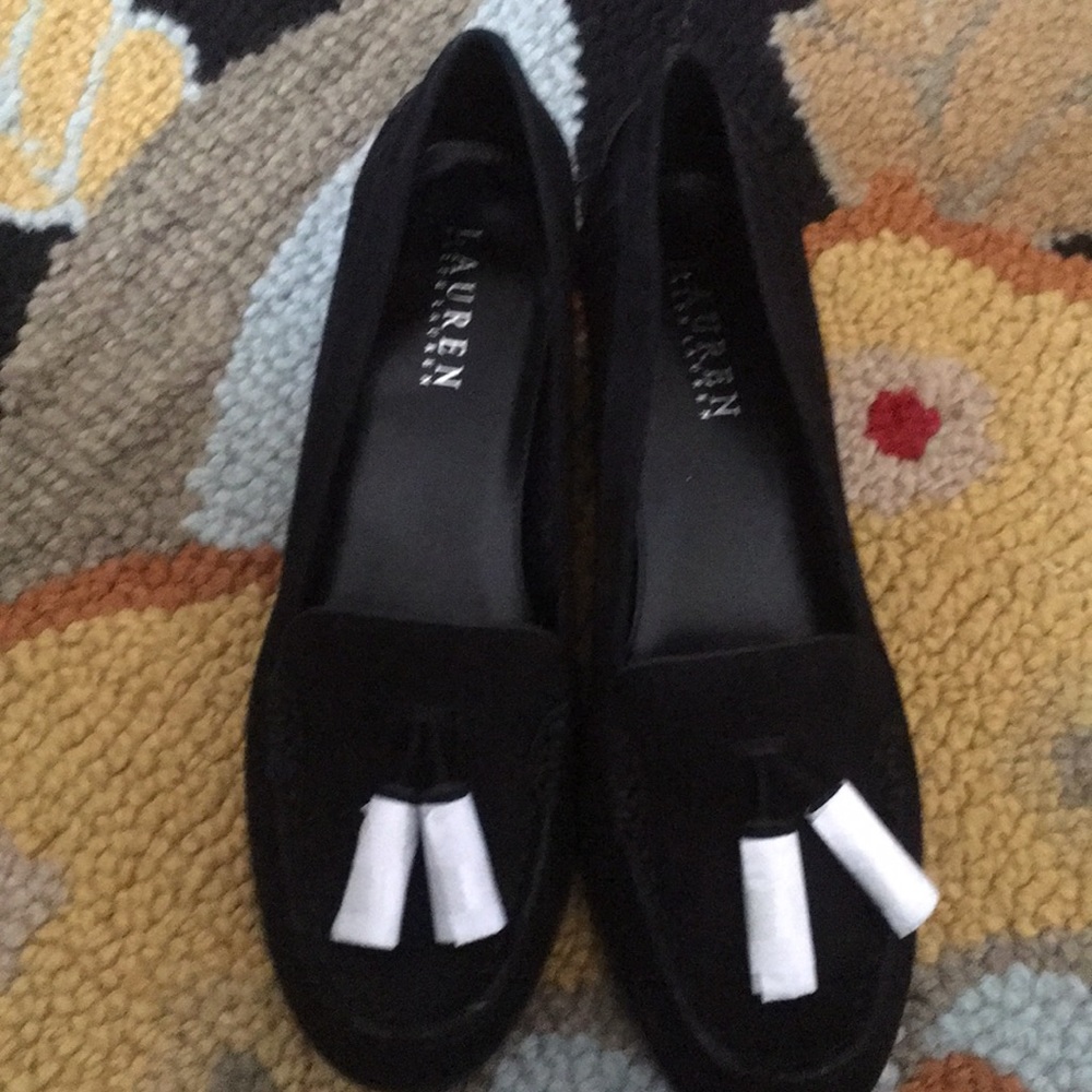 Lauren Ralph Lauren suede tassel loafers